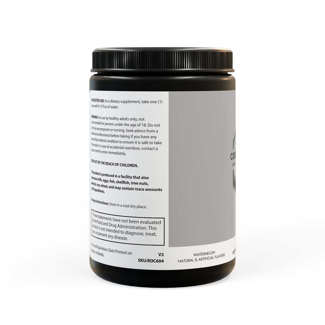 BCAA Supplement, Watermelon (325g, 11.46oz, 45 servings)