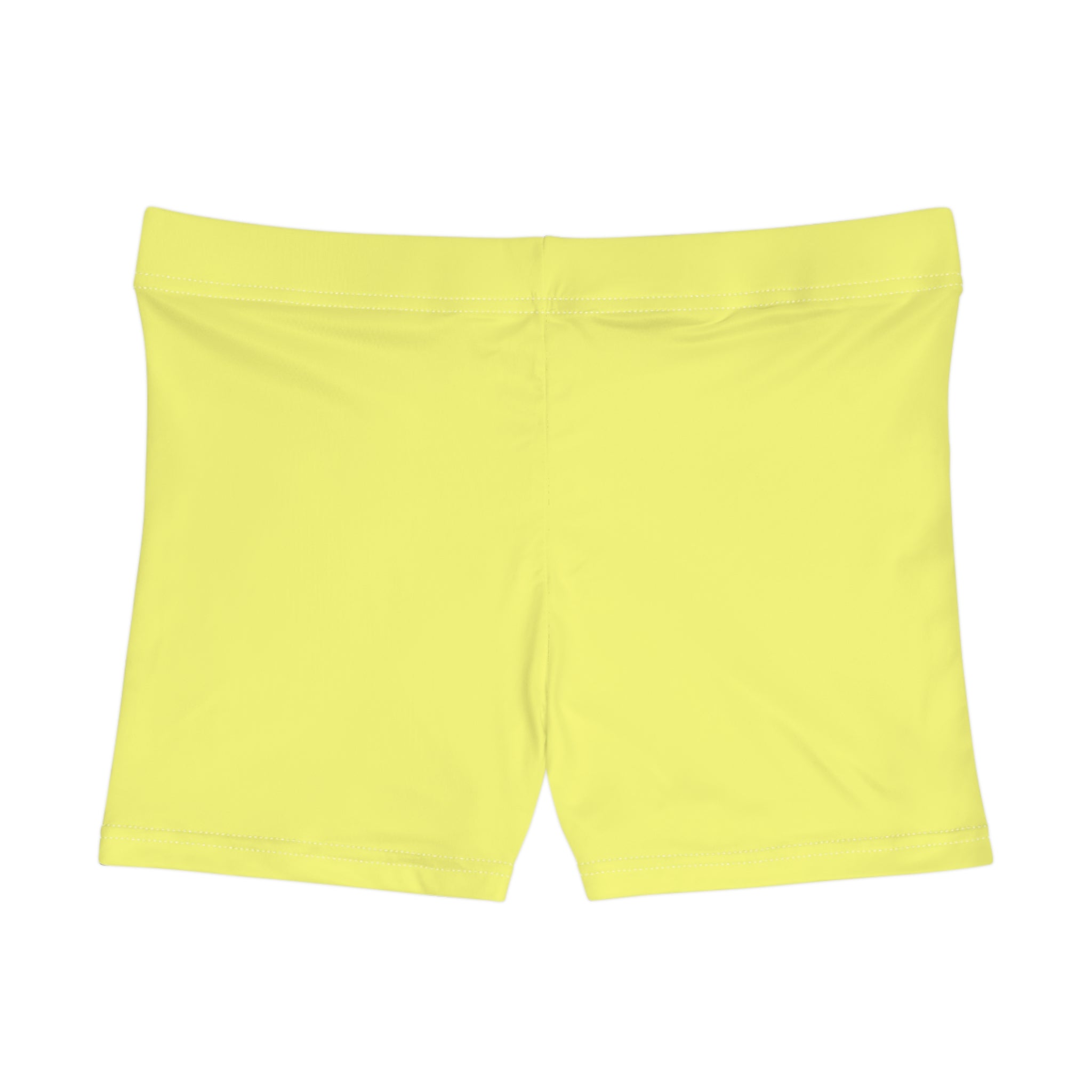 Bright Yellow Women's Shorts, Summer Activewear, Comfortable Lounge Shorts, Beachwear, Stylish Sports Shorts